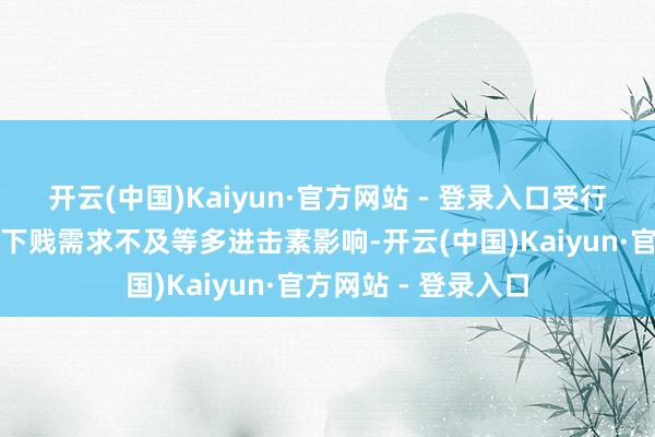 开云(中国)Kaiyun·官方网站 - 登录入口受行业新增产能投产、下贱需求不及等多进击素影响-开云(中国)Kaiyun·官方网站 - 登录入口