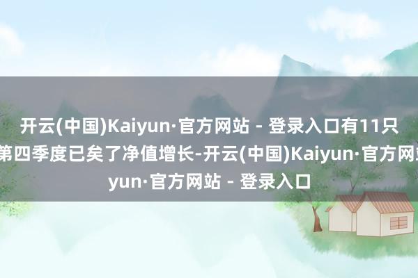 开云(中国)Kaiyun·官方网站 - 登录入口有11只居品2024年第四季度已矣了净值增长-开云(中国)Kaiyun·官方网站 - 登录入口