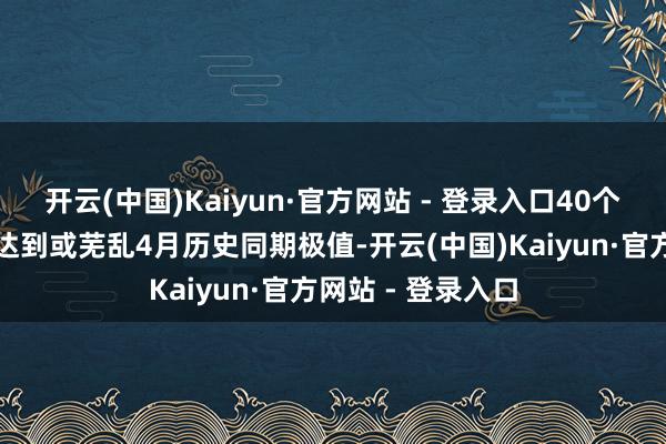 开云(中国)Kaiyun·官方网站 - 登录入口40个国度站最大风速达到或芜乱4月历史同期极值-开云(中国)Kaiyun·官方网站 - 登录入口