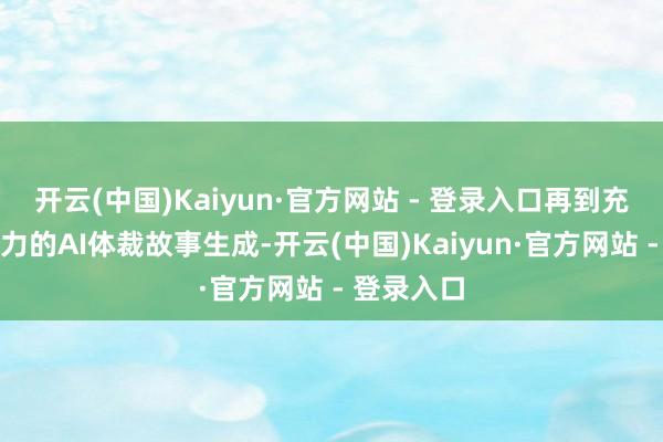 开云(中国)Kaiyun·官方网站 - 登录入口再到充满念念象力的AI体裁故事生成-开云(中国)Kaiyun·官方网站 - 登录入口
